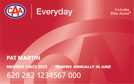 CAA Everyday Membership Card