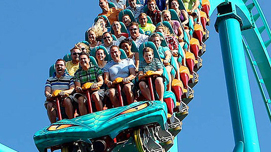 Canada's Wonderland rollercoaster