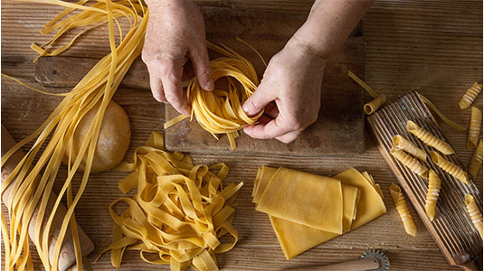 Making pasta